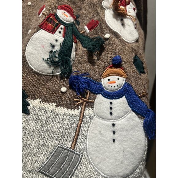 Vintage Designer Originals Fa La La Studio USA Christmas Sweater Women's XL - Picture 4 of 8